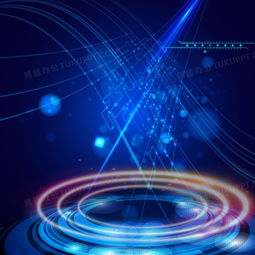 藍(lán)色科技展板主圖背景圖片素材免費下載 psd格式 800 800像素 熊貓辦公